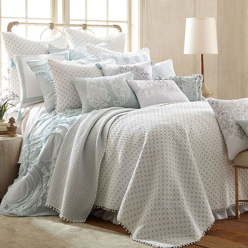 52649392 Levtex Home Erika Quilt Set, White, Twin sku 52649392