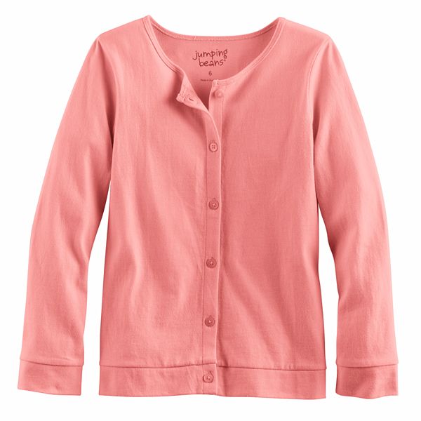 Baby Girl Jumping Beans® Button-Front Cardigan