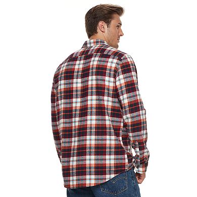 Big & Tall Sonoma Goods For Life® Supersoft Stretch Flannel Shirt