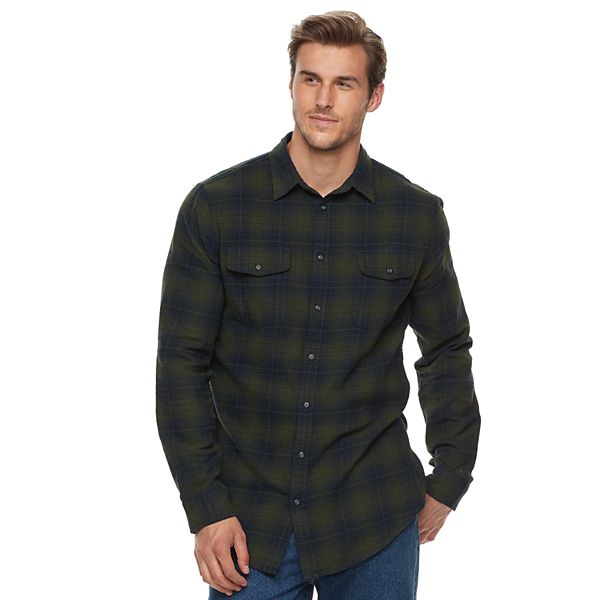 men kohl's flannel shirts