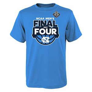 Boys 8-20 North Carolina Tar Heels 2017 Men's Basketball Final Four Desert Four Tee
