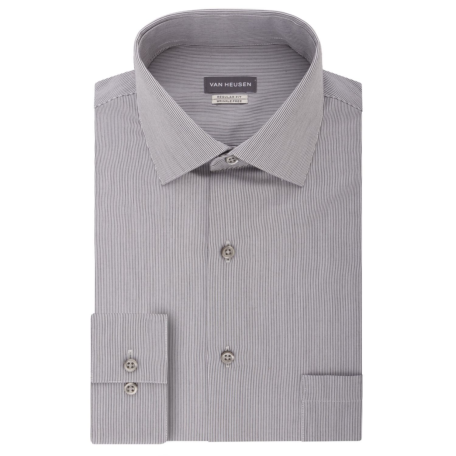 kohls mens fitted dress shirts