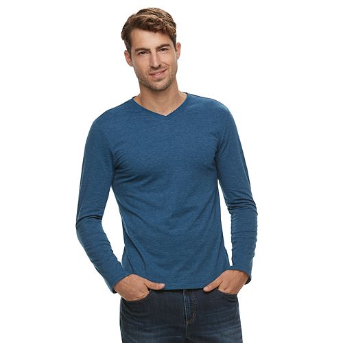 Men's Apt. 9® Premier Flex Modern-Fit Solid V-neck Tee