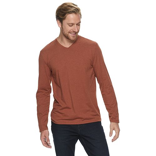 Men's Apt. 9® Premier Flex Modern-Fit Solid V-neck Tee