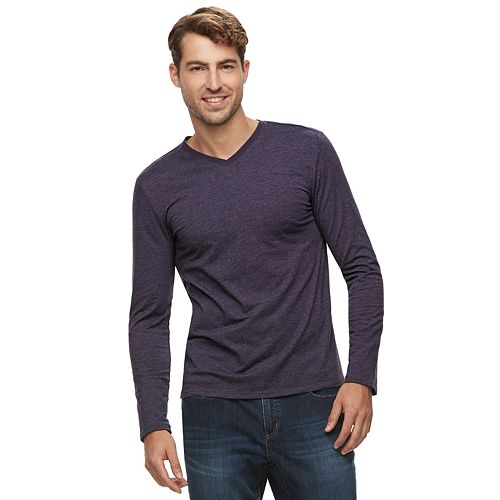 Men's Apt. 9® Premier Flex Modern-Fit Solid V-neck Tee