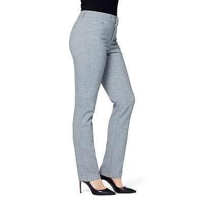 Women's Gloria Vanderbilt Haven Microtech Straight-Leg Dress Pants 