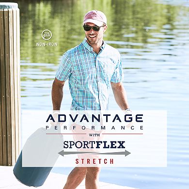 Men's IZOD Advantage Classic-Fit Stretch Performance Button-Down Shirt