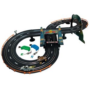 GB Pacific Battery-Operated Dino Park Chase Road Racing Set