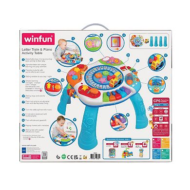 Winfun Letter Train & Piano Activity Table