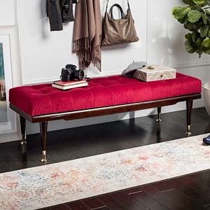 Safavieh Elita Velvet Bench