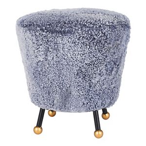 Safavieh Oriana Sheepskin Ottoman