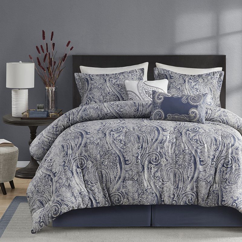 Harbor House 6-piece Stella 300 Thread Count Cotton Comforter Set with Thro