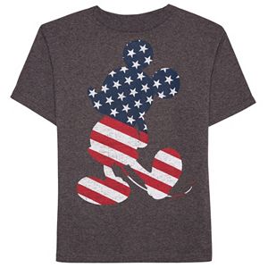 Disney's Mickey Mouse Boys 4-7 American Flag Graphic Tee