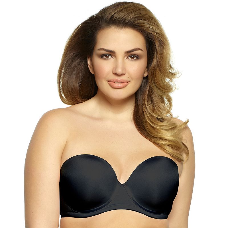 Paramour by Felina Marvelous Contour Full-Figure Strapless Bra 235033, Women's, Size: 36 Ddd, Black