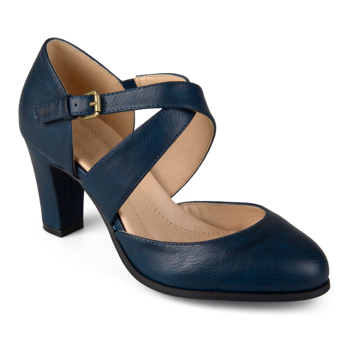 kohl's navy blue dress shoes