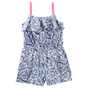 Toddler Girl OshKosh B'gosh庐 Print Ruffle Romper