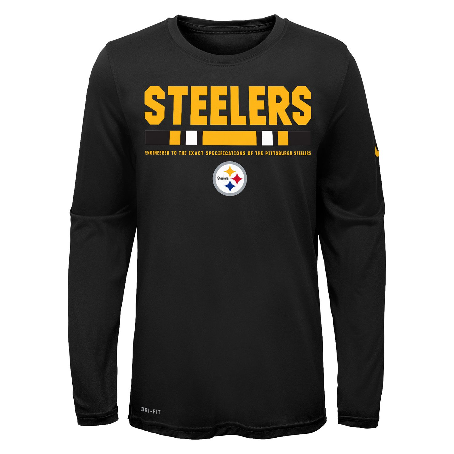 steelers long sleeve dri fit