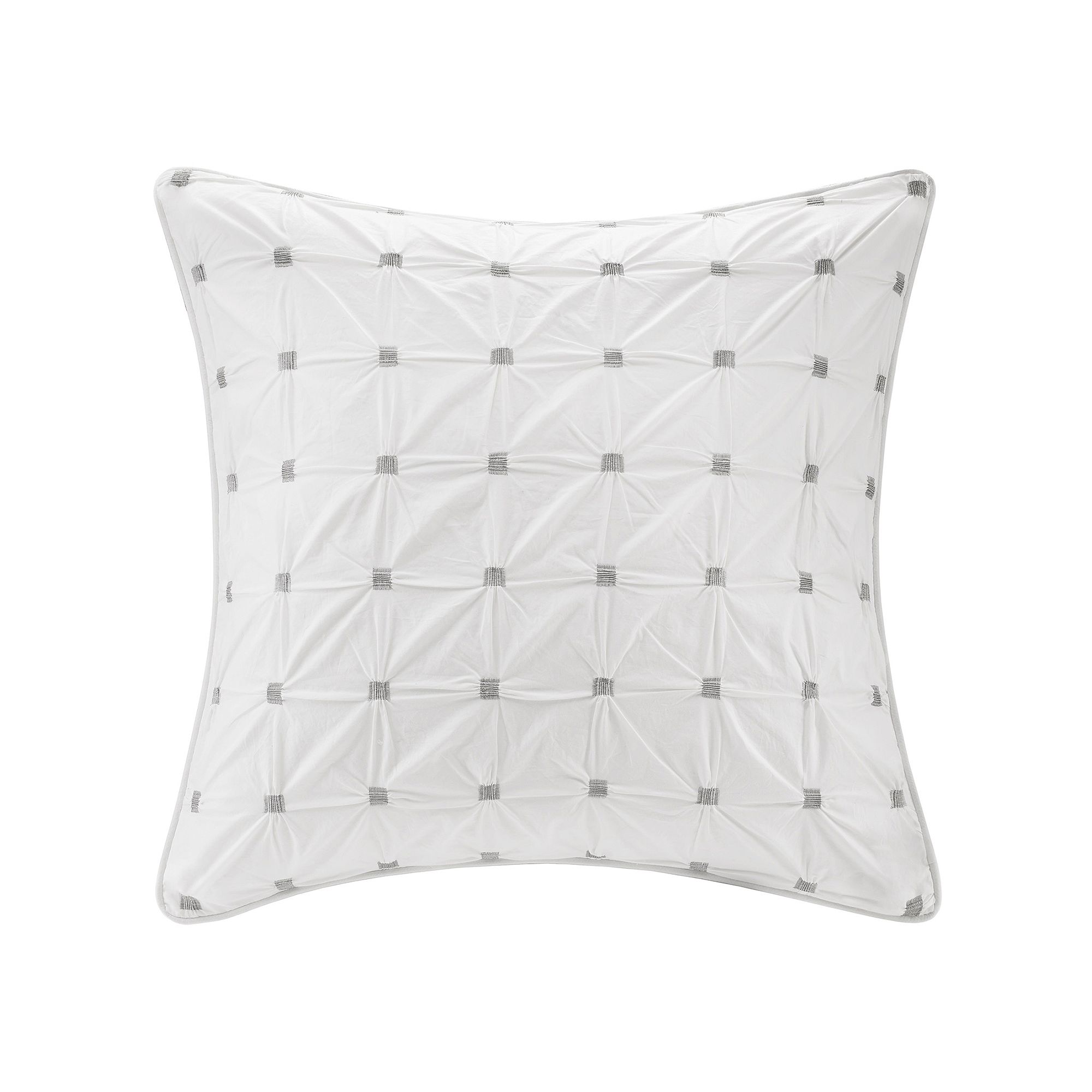 INK+IVY Jane Euro Sham, White