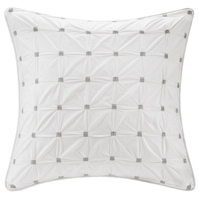 INK+IVY Jane Euro Sham, White