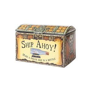 House of Marbles Ship Ahoy! Pirate Ship in a Bottle Kit