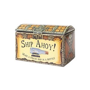 House of Marbles Ship Ahoy! Pirate Ship in a Bottle Kit