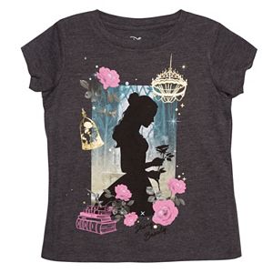 Disney's Beauty & The Beast Girls 4-6x Belle Shadow Graphic Tee
