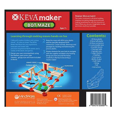 MindWare KEVA Maker Bot Maze