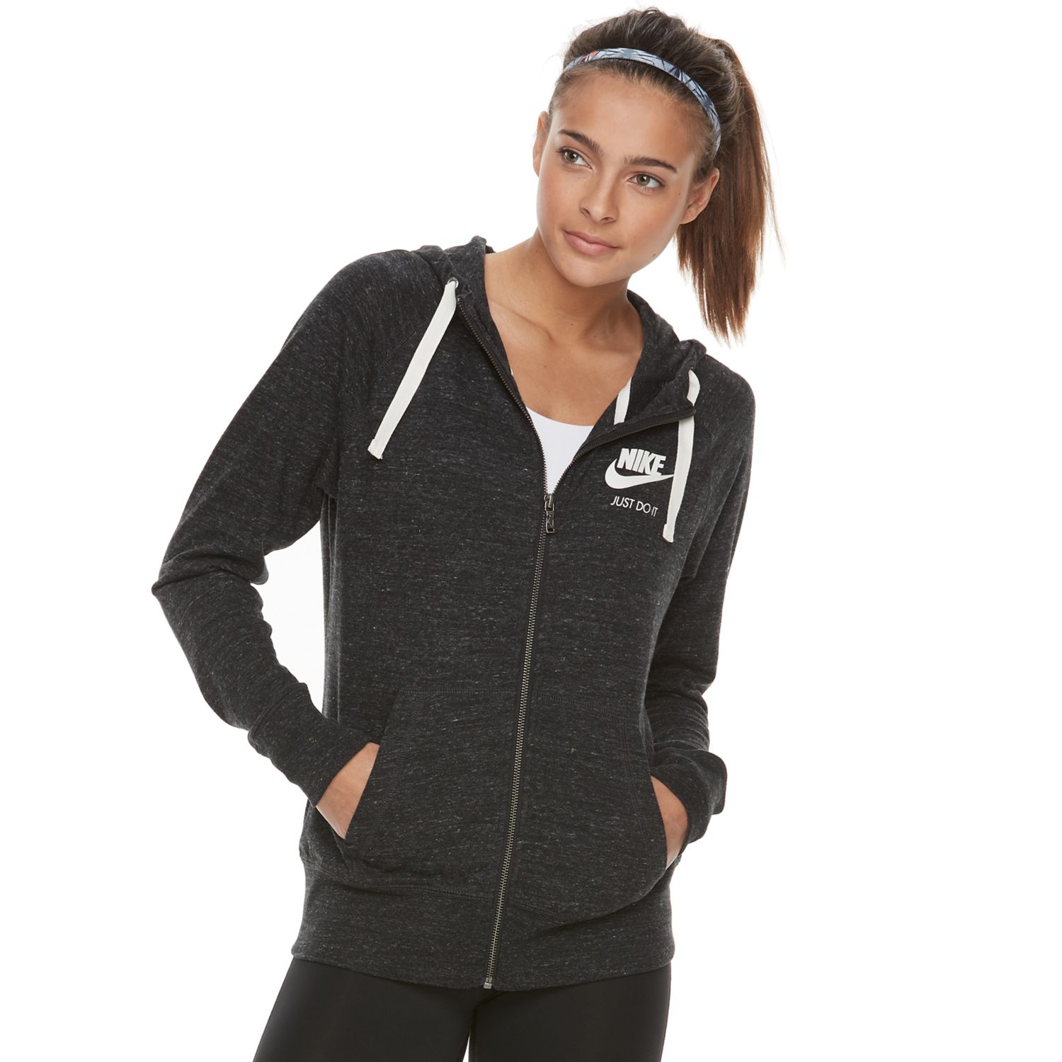 kohls womens zip up hoodie