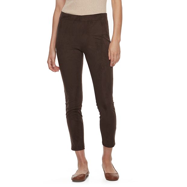 Utopia by HUE Suede Skimmer Leggings