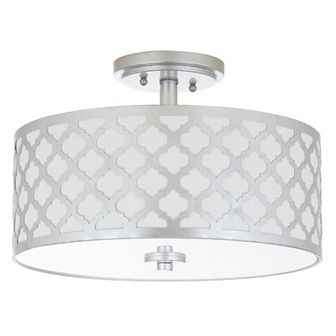 Safavieh Kora Semi-Flush Mount Quatrefoil Ceiling Lamp