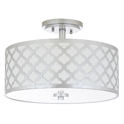 Quatrefoil semi flush mount light new arrivals