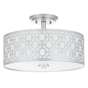 Safavieh Vera Semi-Flush Mount Geometric Ceiling Lamp