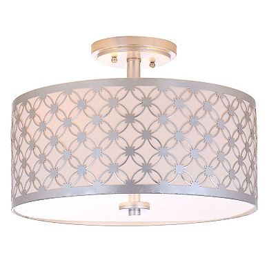 Safavieh Hutch Semi-Flush Mount Retro Ceiling Lamp