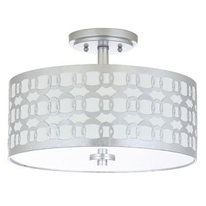 Safavieh Cedar Semi-Flush Mount Geometric Ceiling Lamp