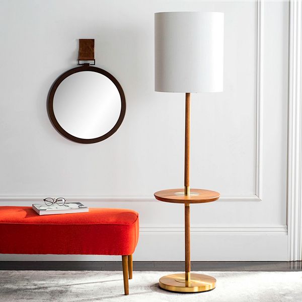 Safavieh Janell End Table Floor Lamp, Floor Lamp Next To Side Table