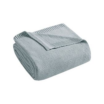 INK+IVY Bree Ultra Soft Knit Bed Blanket