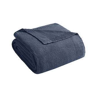 INK+IVY Bree Ultra Soft Knit Bed Blanket