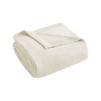 INK+IVY Bree Ultra Soft Knit Bed Blanket