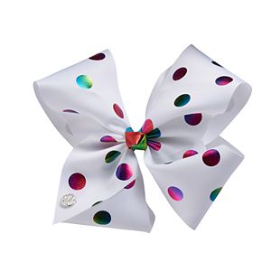 Girls 4-16 JoJo Siwa Rainbow Foil Dot Bow