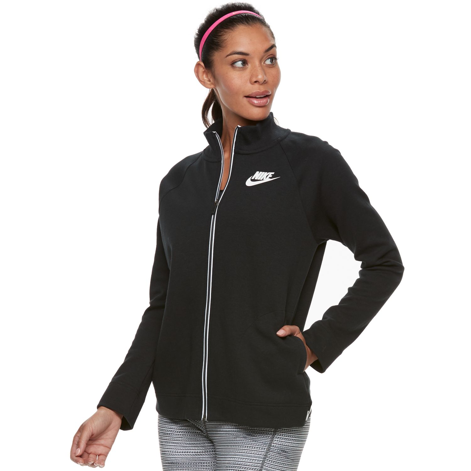 nike zip up jacket womens