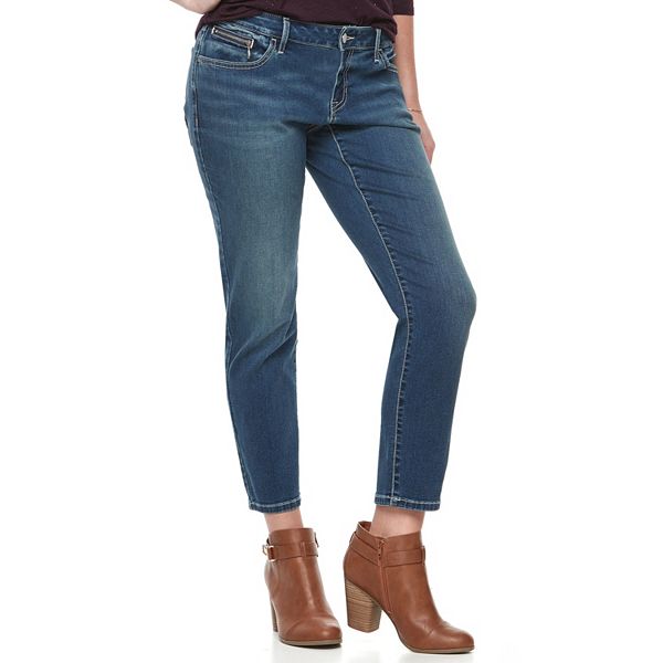 Women's Apt. 9® Zipper Accent Ankle Skinny Jeans