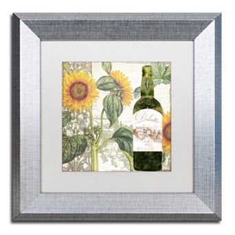 Trademark Fine Art Dolcetto V Silver Matted Framed Wall Art