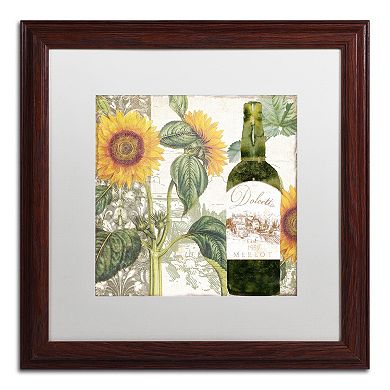 Trademark Fine Art Dolcetto V Matted Framed Wall Art