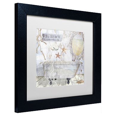 Trademark Fine Art Beach House I Matted Framed Wall Art