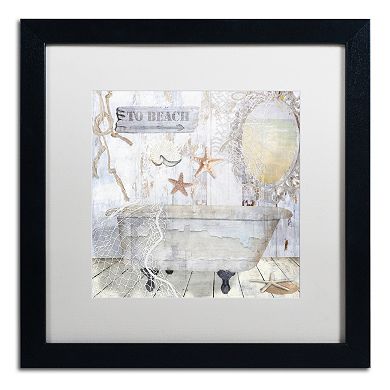 Trademark Fine Art Beach House I Matted Framed Wall Art