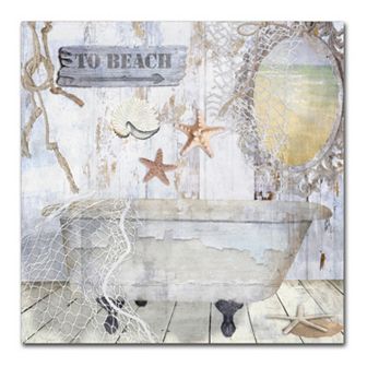 Trademark Fine Art Beach House I Canvas Wall Art