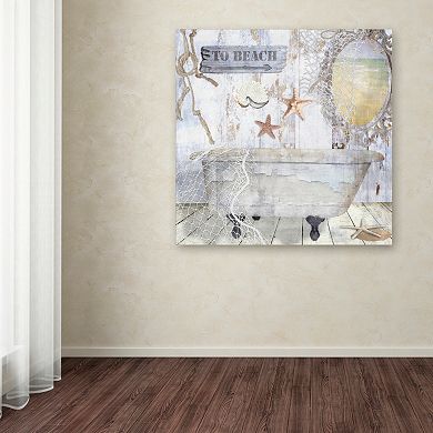 Trademark Fine Art Beach House I Canvas Wall Art