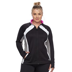 Plus Size FILA SPORT® Tru-Dry Colorblock Jacket