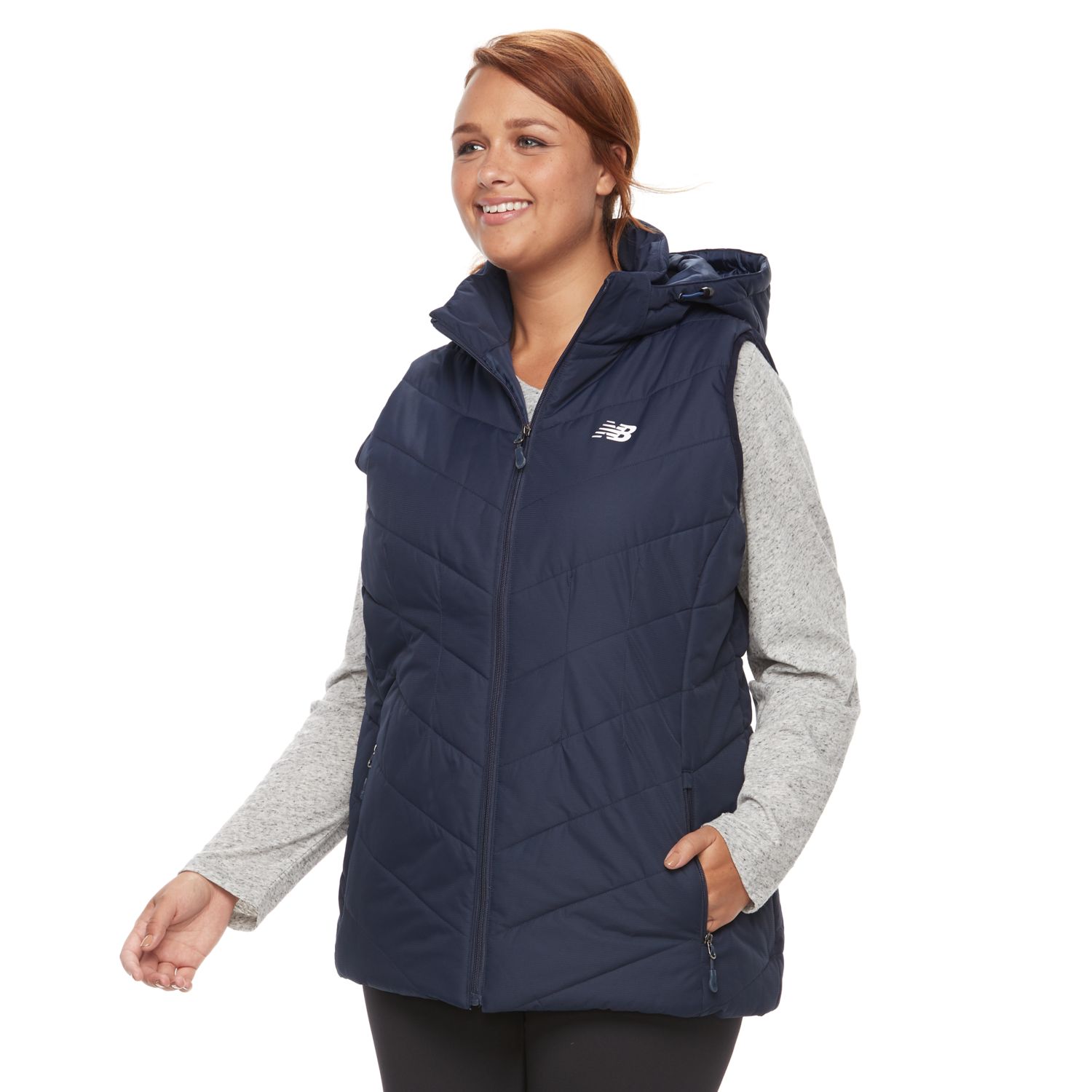 Plus Size New Balance Quilted Puffer Vest