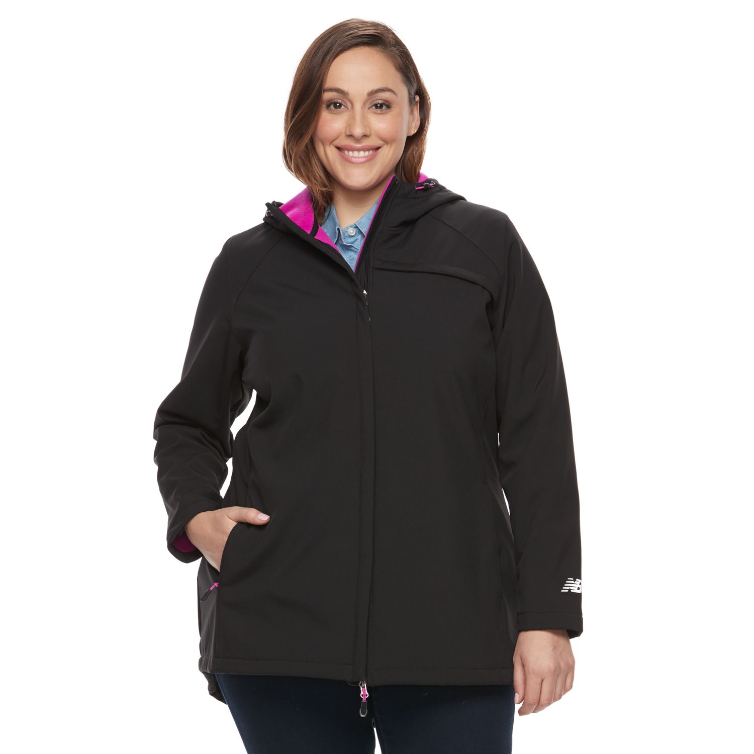 Plus Size New Balance Soft Shell Anorak